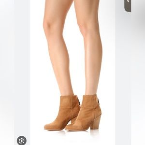 Rag n Bone Newbury Ankle Boot in Nubuck Camel Sz 7.5